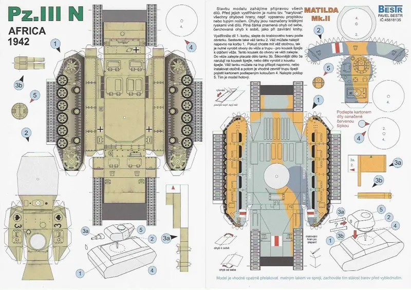 Matilda Mk.II  Pz.III N Afrika 1942